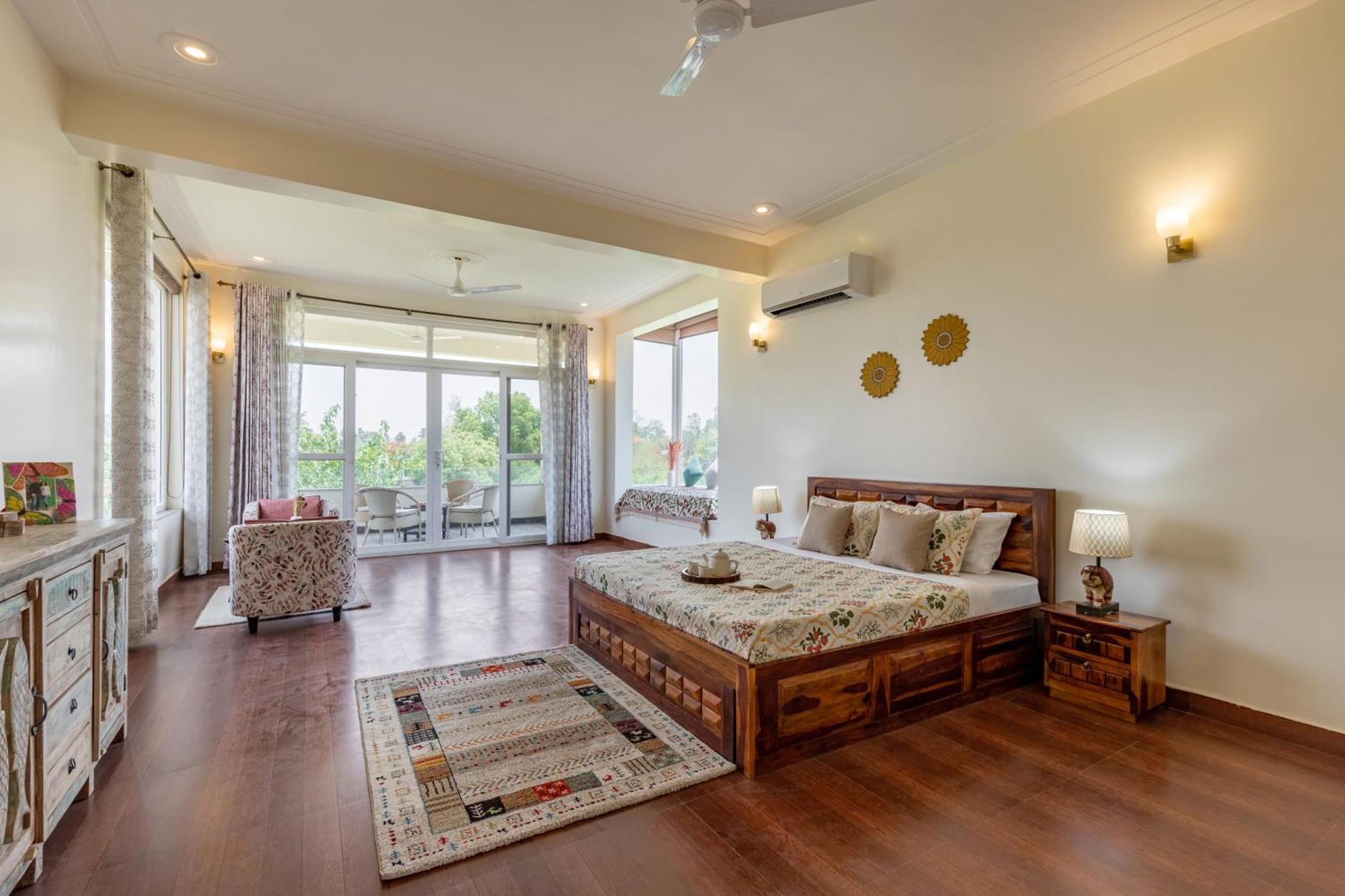 Alaya Stays Raga 2Bhk Farmstay With An Entertainment Lounge Sohna Exterior foto