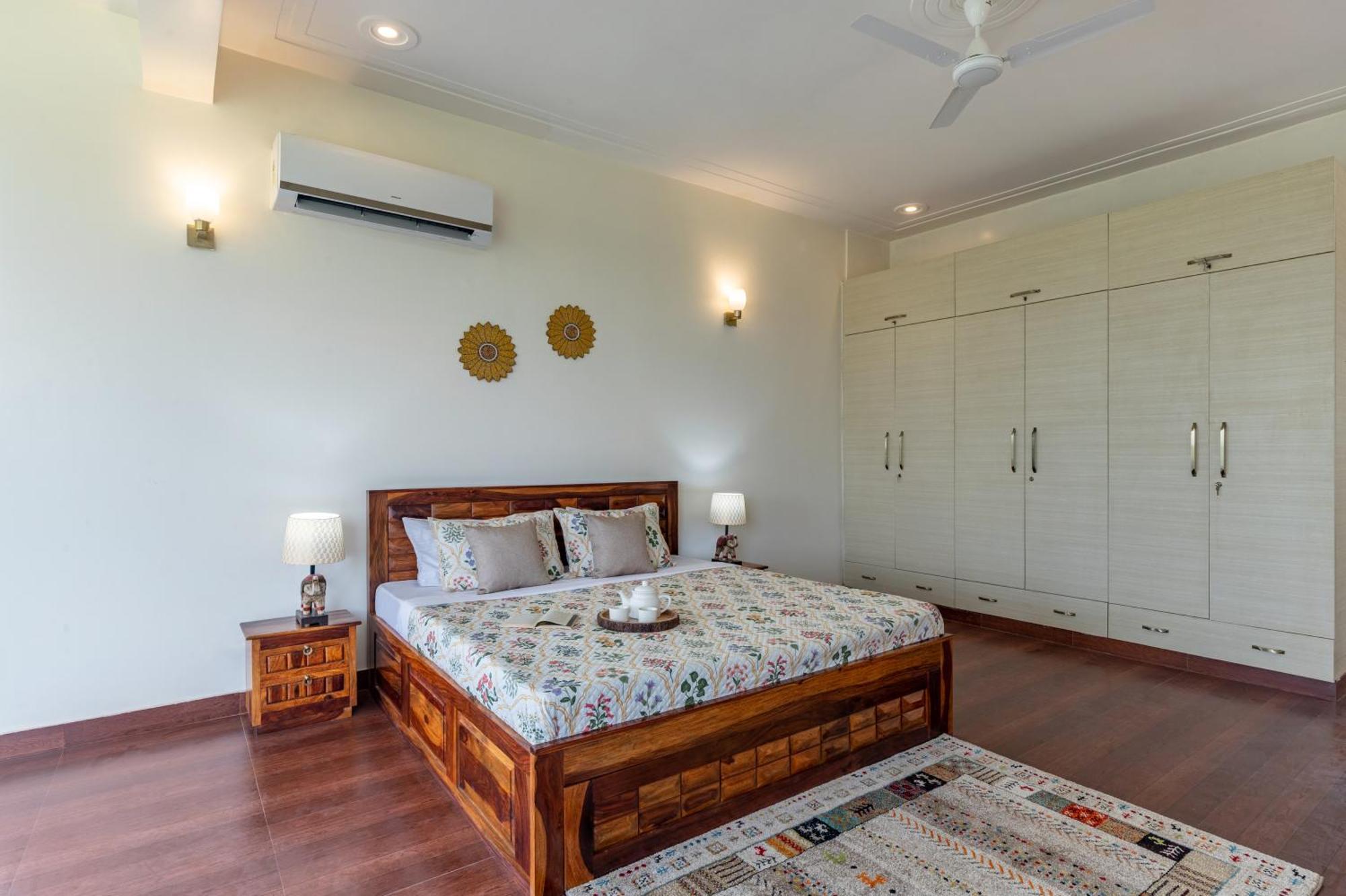 Alaya Stays Raga 2Bhk Farmstay With An Entertainment Lounge Sohna Exterior foto