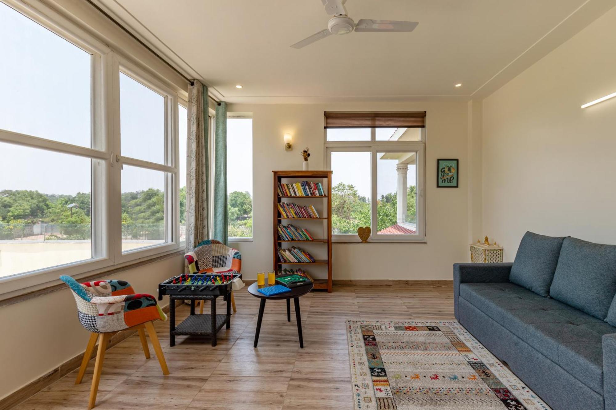 Alaya Stays Raga 2Bhk Farmstay With An Entertainment Lounge Sohna Exterior foto