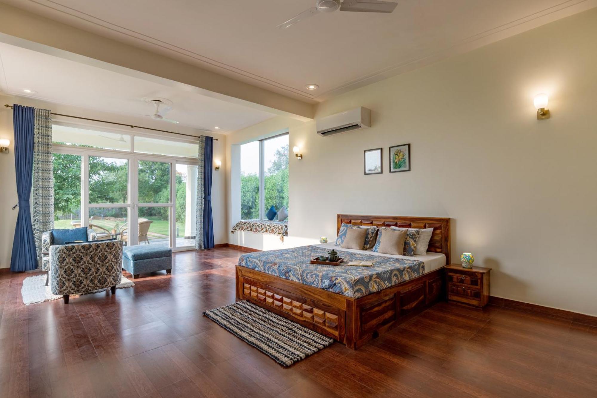 Alaya Stays Raga 2Bhk Farmstay With An Entertainment Lounge Sohna Exterior foto