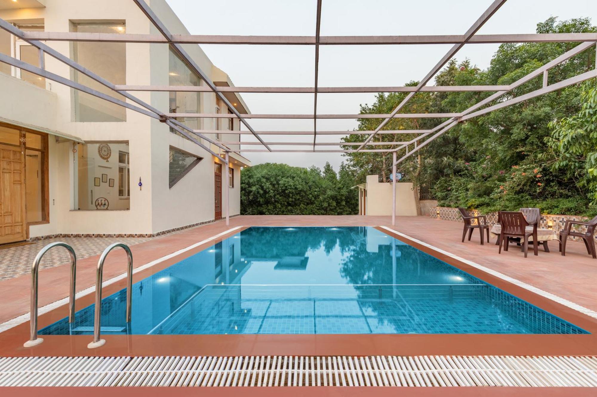 Alaya Stays Raga 2Bhk Farmstay With An Entertainment Lounge Sohna Exterior foto